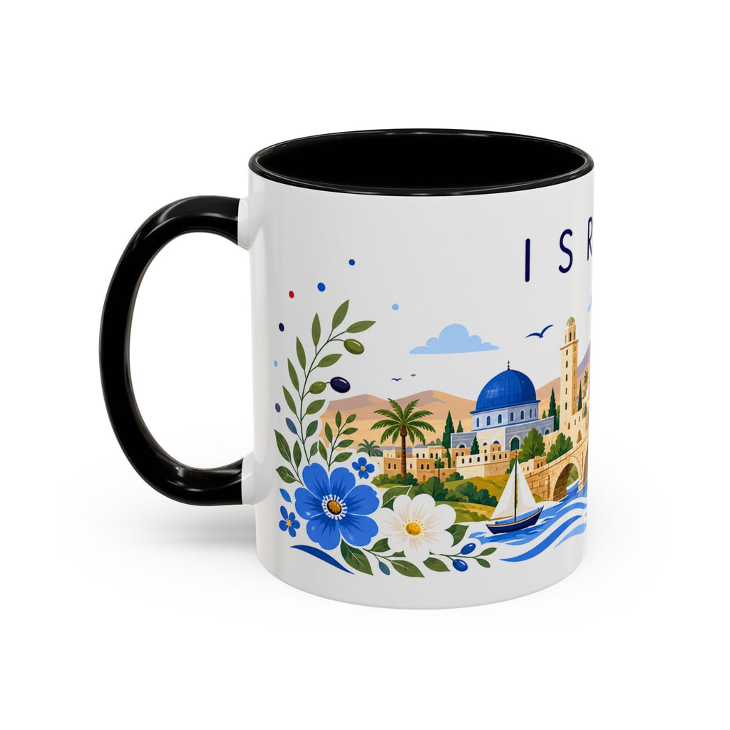 Israel Coffee Mug | Travel Souvenir Accent Mug | Place Gift Ceramic Cup 11oz 15oz
