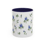 Texas Bluebonnet Mug, State Flower Floral Coffee Cup, 11oz Botanical Gift