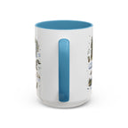 Mount Rainier Coffee Mug | National Park Hiking Washington Gift | Accent Color Ceramic 11oz 15oz