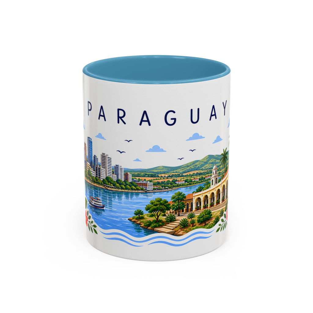 Paraguay Coffee Mug | Travel Souvenir Accent Mug | Place Gift Ceramic Cup 11oz 15oz