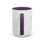 Personalized Kindergarten Teacher Mug | Custom Name Wildflower Rainbow Cup | Back to School Gift
