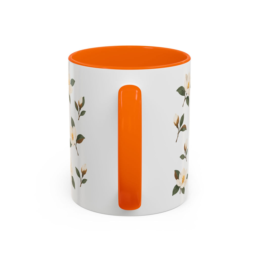 Mississippi Magnolia Mug, State Flower Floral Coffee Cup, 11oz Botanical Gift