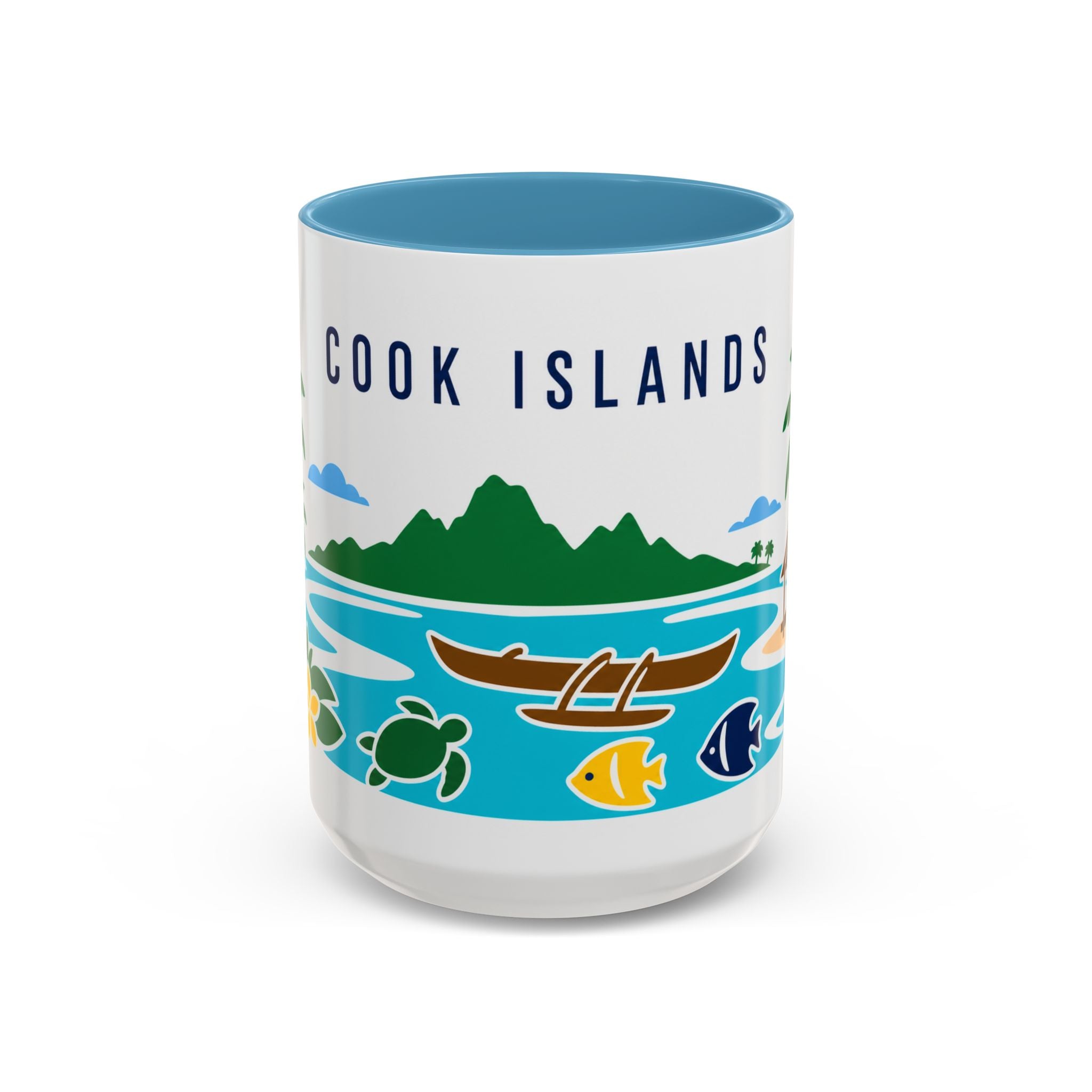 Cook Islands Coffee Mug | Travel Souvenir Accent Mug | Country Gift Ceramic Cup 11oz 15oz