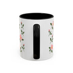 Iowa Wild Rose Mug, State Flower Floral Coffee Cup, 11oz Botanical Gift
