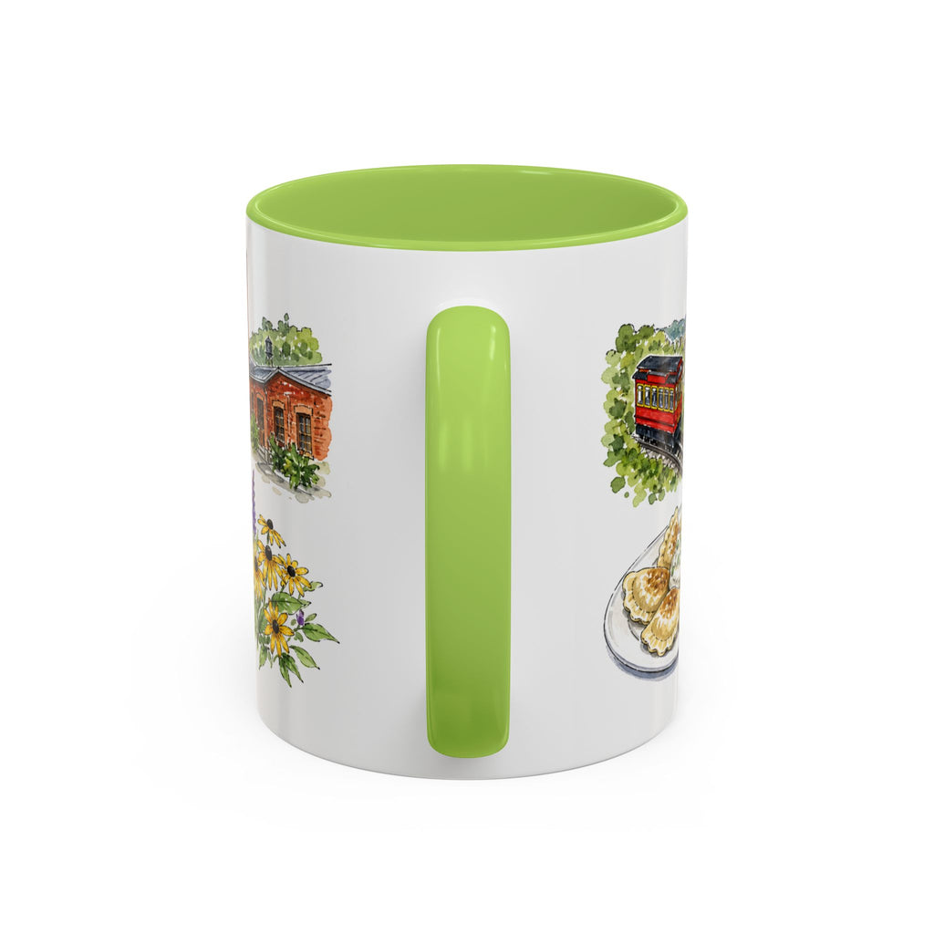 Pittsburgh Illustrated Travel Mug | City Souvenir Accent Coffee Mug | 11oz 15oz Ceramic Cup