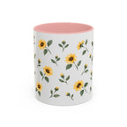 Kansas Sunflower Mug, State Flower Floral Coffee Cup, 11oz Botanical Gift