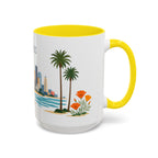 Los Angeles Coffee Mug | United States Travel Souvenir | Porcelain Decal City Gift | 11oz 15oz Accent Mug