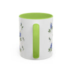 Texas Bluebonnet Mug, State Flower Floral Coffee Cup, 11oz Botanical Gift