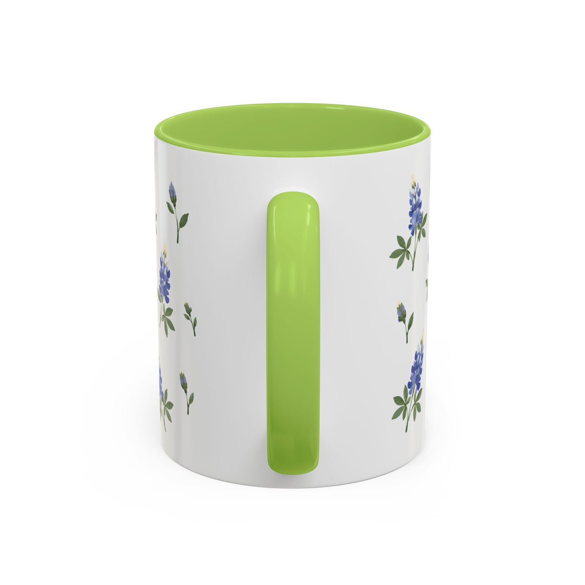 Texas Bluebonnet Mug, State Flower Floral Coffee Cup, 11oz Botanical Gift