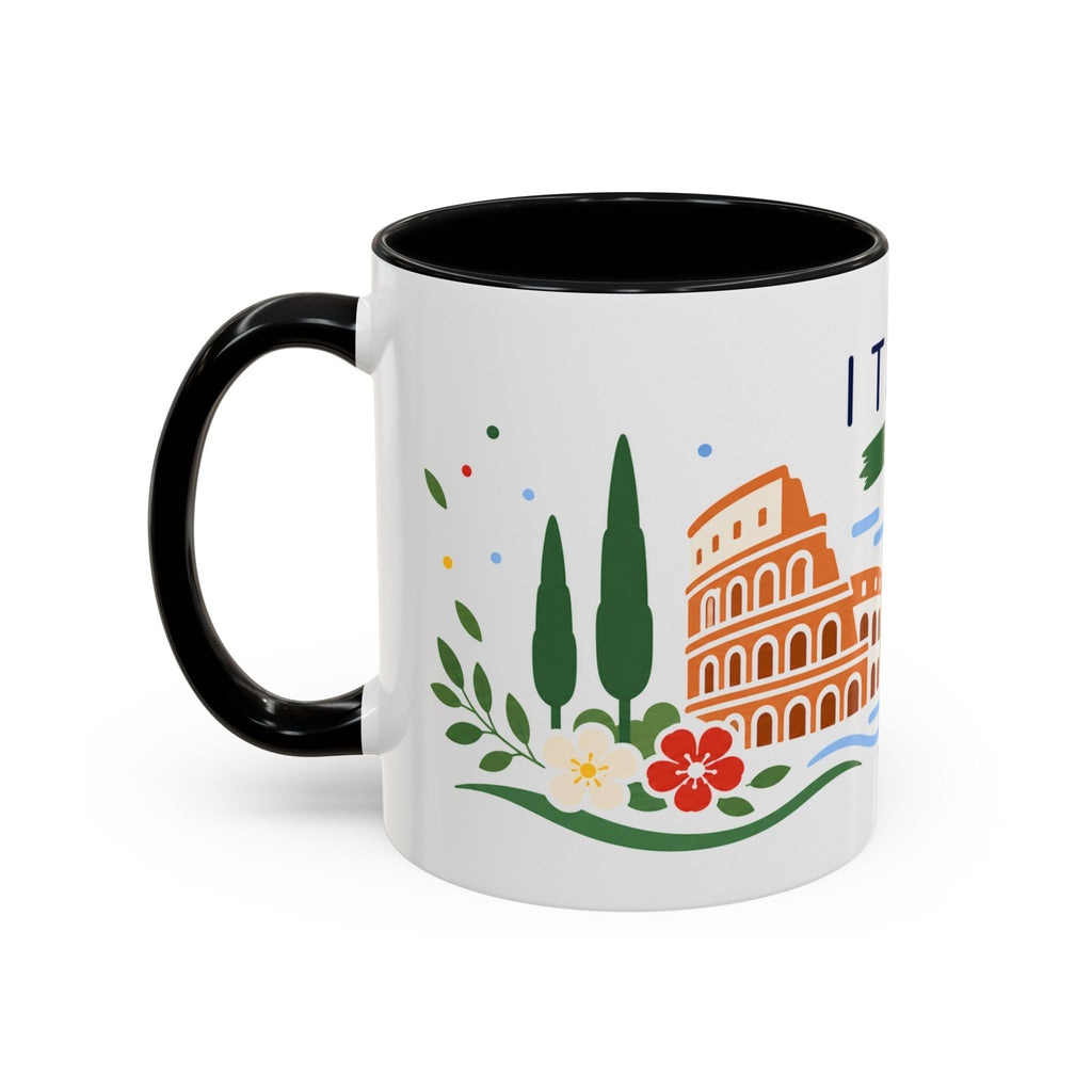 Italy Coffee Mug | Travel Souvenir Accent Mug | Country Gift Ceramic Cup 11oz 15oz