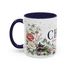 China Home Country Mug | Moving Away Gift | Long Distance Friendship | 11 oz 15 oz Accent Mug