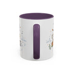 New Delhi Coffee Mug | India Souvenir Travel Gift | Accent Color Ceramic 11oz 15oz