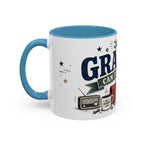 Grandpa Can Fix Anything Coffee Mug | Funny Gift From Grandkids | Accent Ceramic 11oz 15oz