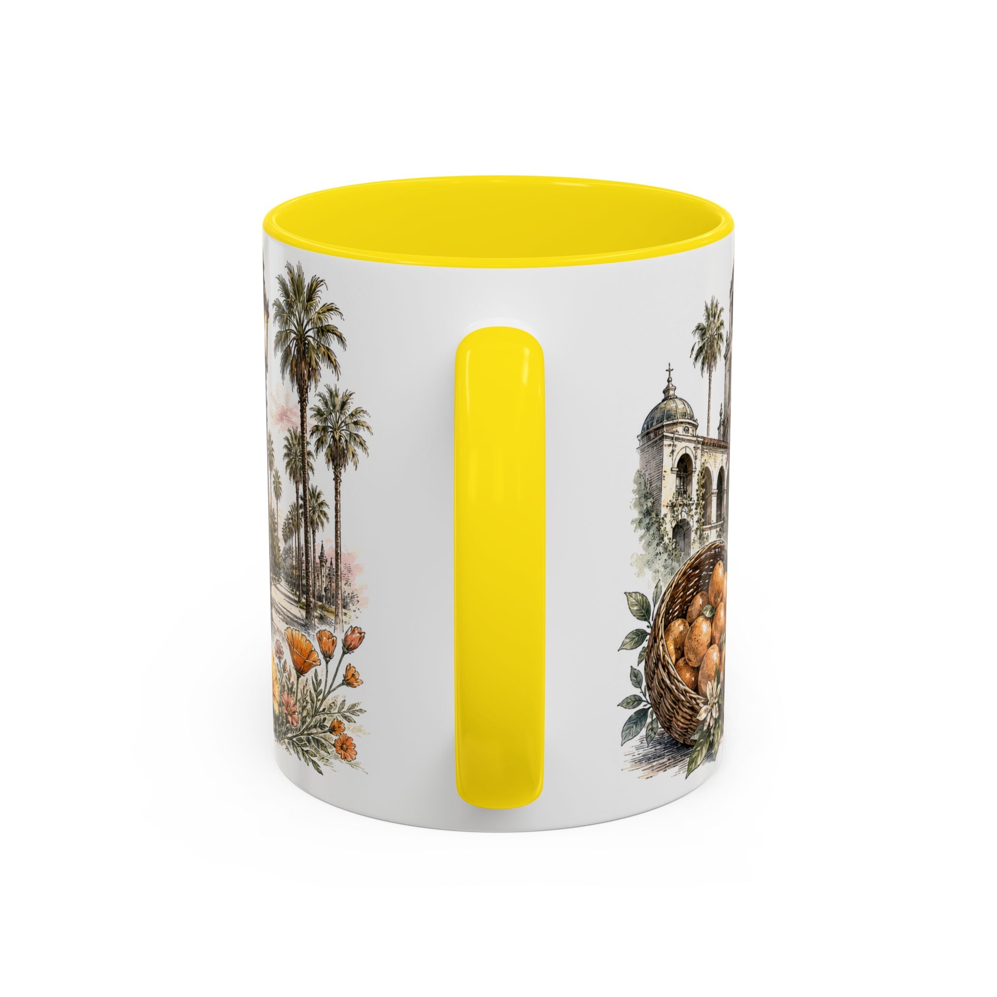 Riverside Coffee Mug | United States Travel Souvenir | Vintage Illustrated City Gift | 11 oz 15 oz Accent Mug