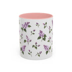 New Hampshire Purple Lilac Mug, State Flower Floral Coffee Cup, 11oz Botanical Gift