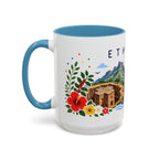 Ethiopia Coffee Mug | Travel Souvenir Accent Mug | Place Gift Ceramic Cup 11oz 15oz