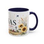 Kansas Home State Mug | Sunflower Prairie Landscape Coffee Cup