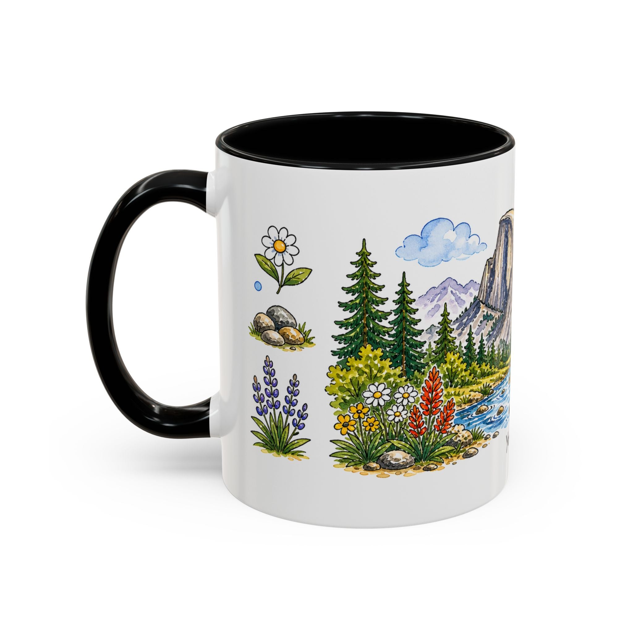Yosemite National Park Mug | US Travel Souvenir Accent Coffee Mug | 11oz 15oz Ceramic Cup