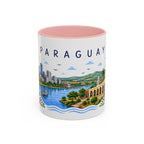 Paraguay Coffee Mug | Travel Souvenir Accent Mug | Place Gift Ceramic Cup 11oz 15oz