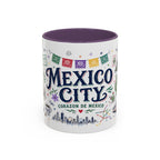 Mexico City Coffee Mug | Mexico Souvenir Travel Gift | Accent Color Ceramic 11oz 15oz