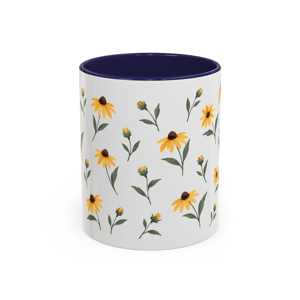 Maryland Black-eyed Susan Mug, State Flower Floral Coffee Cup, 11oz Botanical Gift