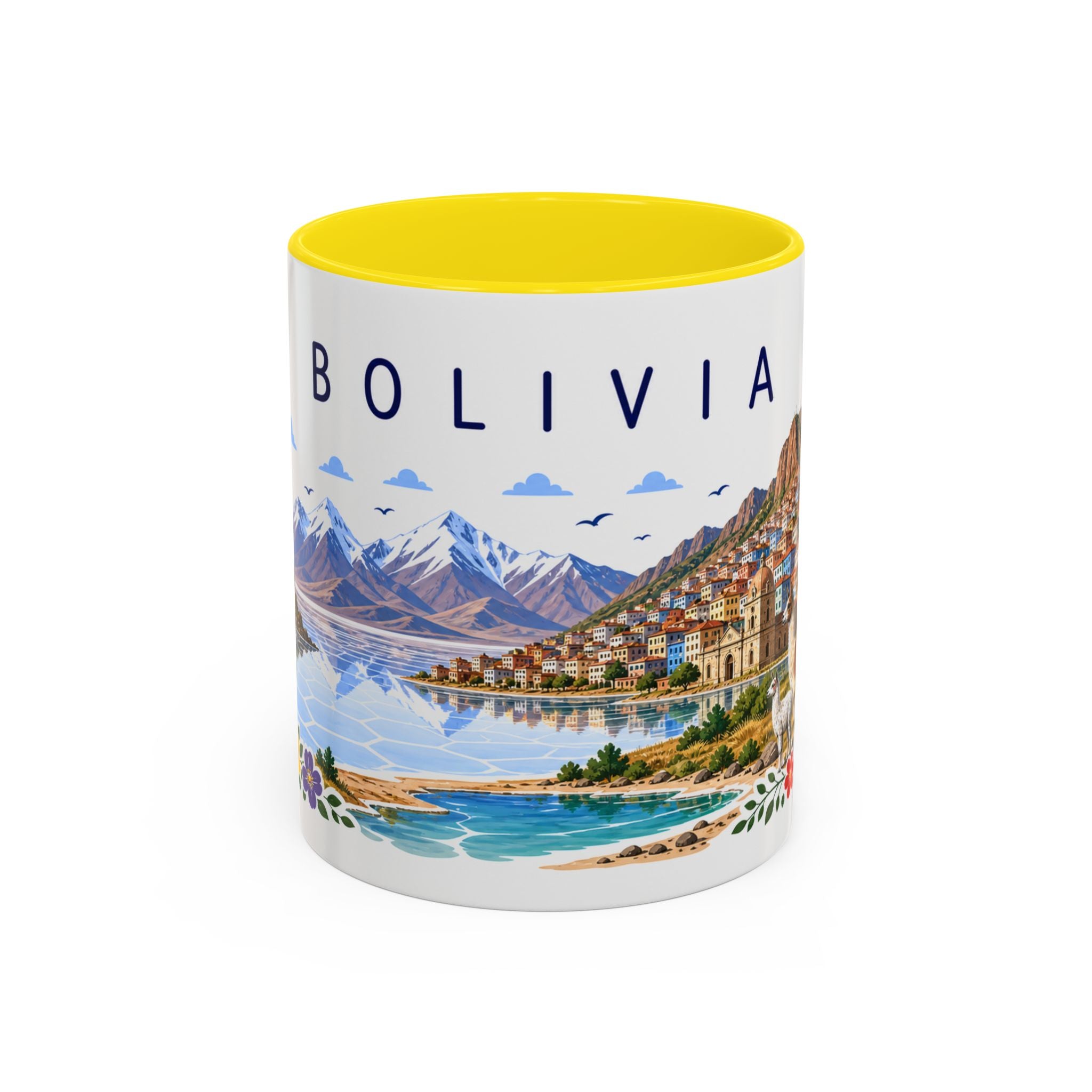 Bolivia Coffee Mug | Travel Souvenir Accent Mug | Place Gift Ceramic Cup 11oz 15oz