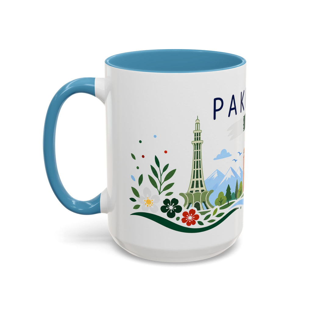 Pakistan Coffee Mug | Travel Souvenir Accent Mug | Country Gift Ceramic Cup 11oz 15oz