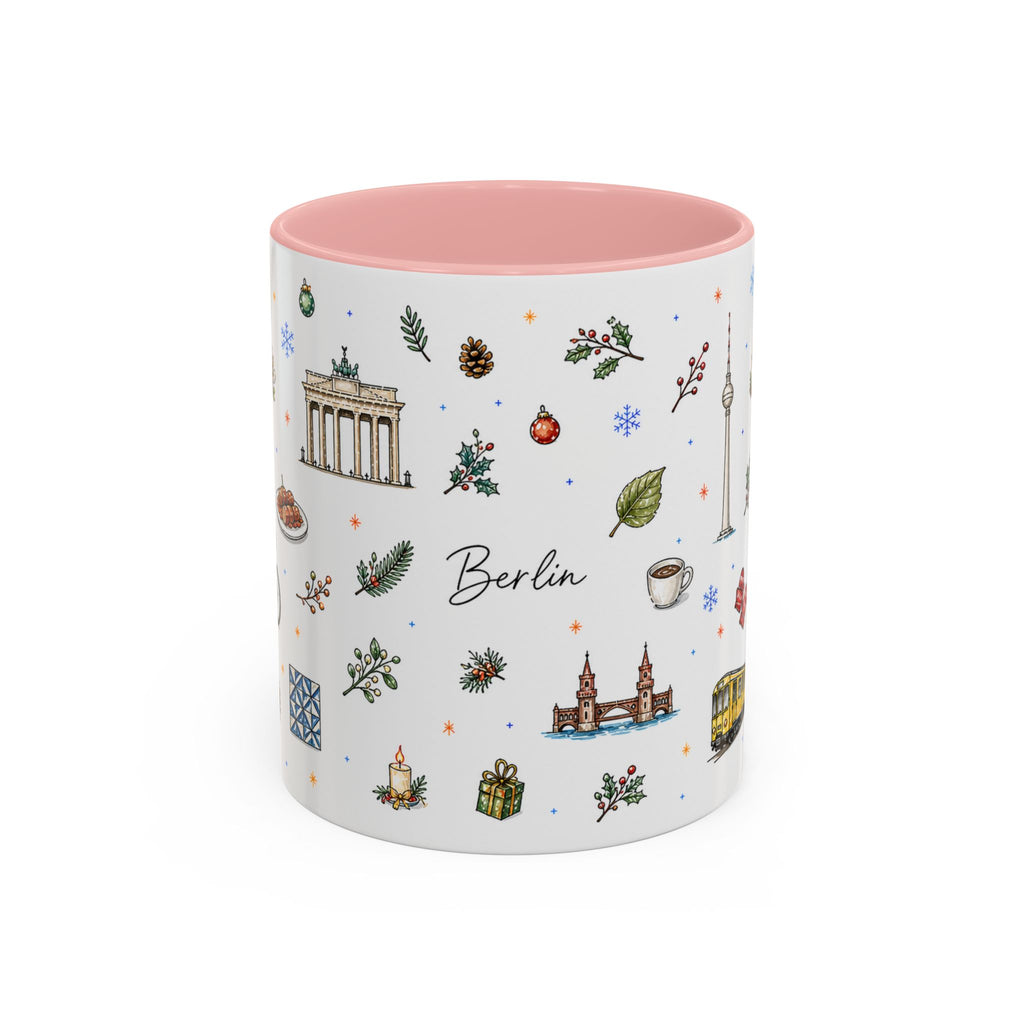 Berlin Christmas Mug | Watercolor City Souvenir, Travel Gift (11oz/15oz)