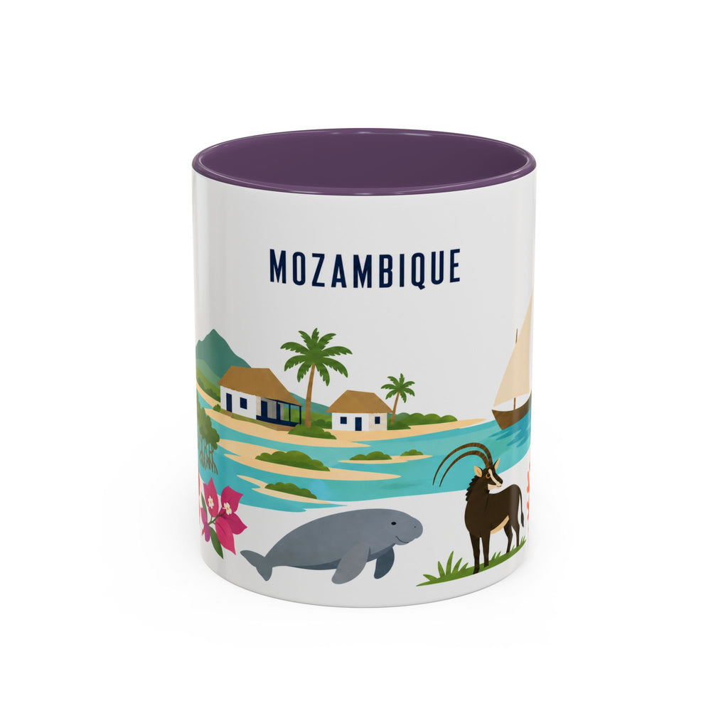 Mozambique Home Country Mug | Moving Away Gift | Long Distance Friendship | 11 oz 15 oz Accent Mug