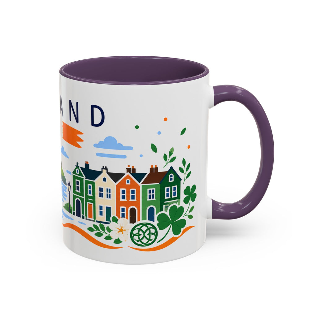 Ireland Coffee Mug | Travel Souvenir Accent Mug | Country Gift Ceramic Cup 11oz 15oz