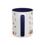 Halloween Party Mug | Ghost Black Cat Candy Watercolor Gift | Accent Cup 11oz 15oz