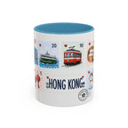 Hong Kong Coffee Mug | Postage Stamp Collage Mug | Travel Souvenir Accent Cup 11oz 15oz