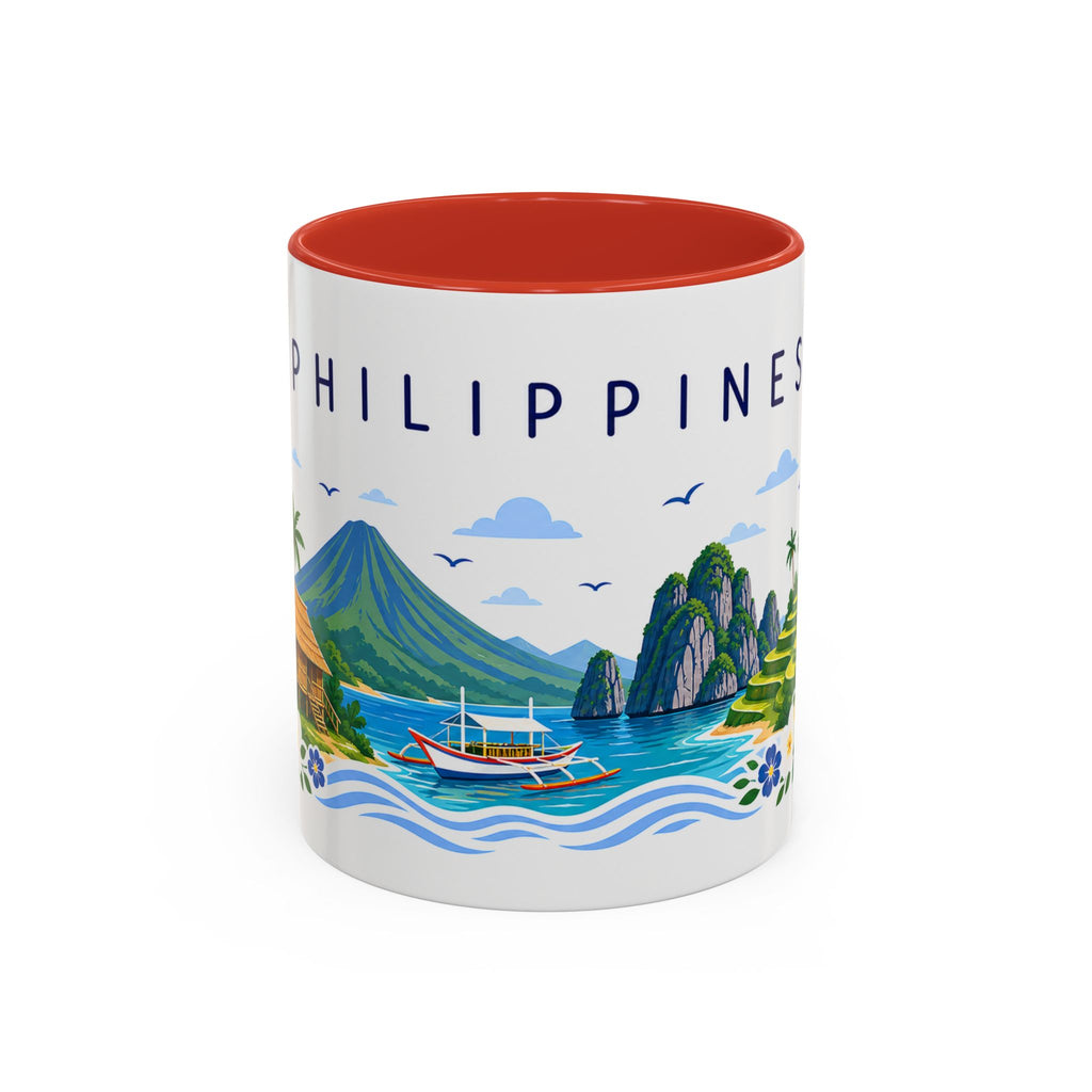 Philippines Coffee Mug | Travel Souvenir Accent Mug | Place Gift Ceramic Cup 11oz 15oz