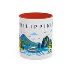 Philippines Coffee Mug | Travel Souvenir Accent Mug | Place Gift Ceramic Cup 11oz 15oz
