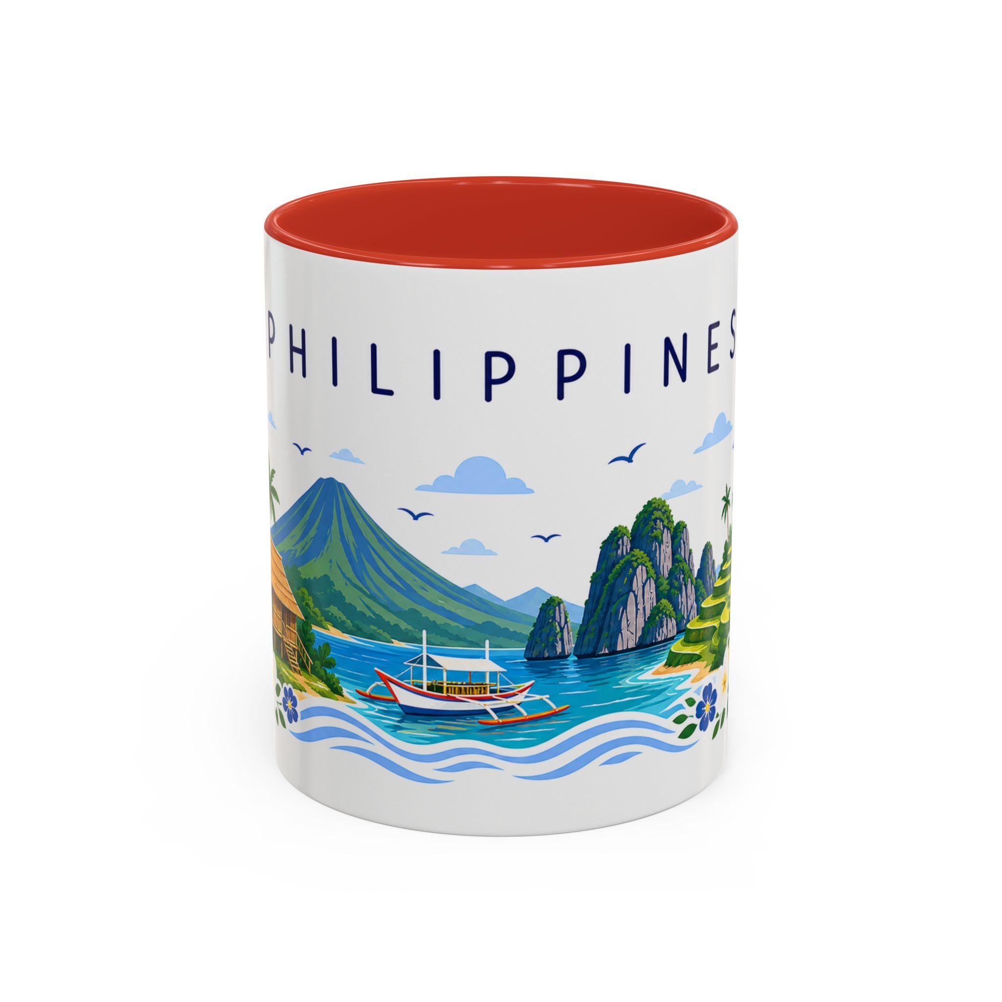 Philippines Coffee Mug | Travel Souvenir Accent Mug | Place Gift Ceramic Cup 11oz 15oz