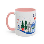 Canada Coffee Mug | Travel Souvenir Accent Mug | Country Gift Ceramic Cup 11oz 15oz