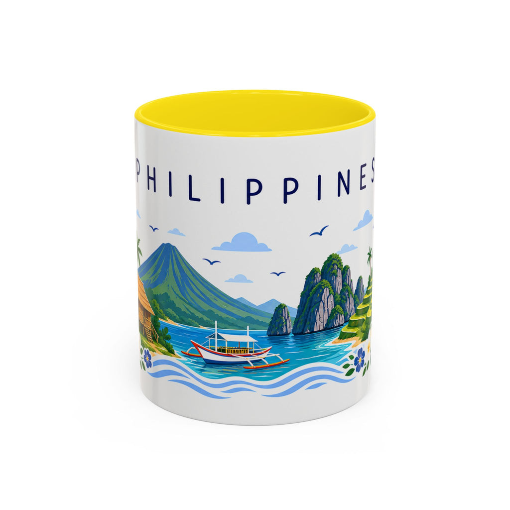 Philippines Coffee Mug | Travel Souvenir Accent Mug | Place Gift Ceramic Cup 11oz 15oz