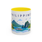 Philippines Coffee Mug | Travel Souvenir Accent Mug | Place Gift Ceramic Cup 11oz 15oz