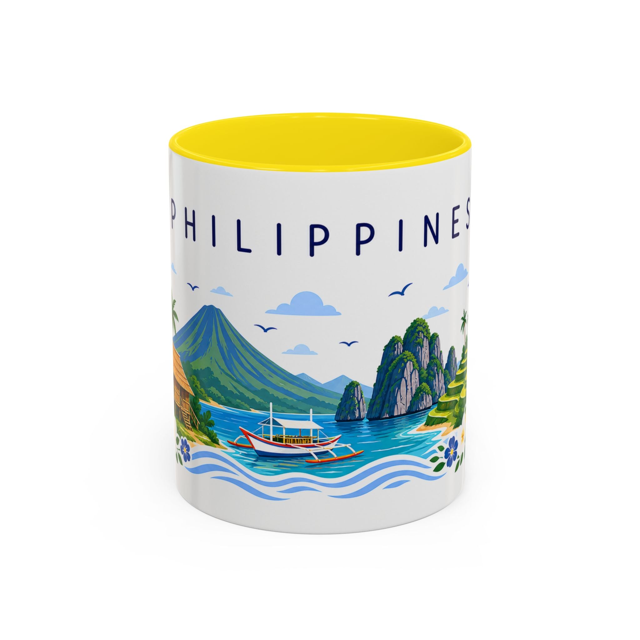 Philippines Coffee Mug | Travel Souvenir Accent Mug | Place Gift Ceramic Cup 11oz 15oz