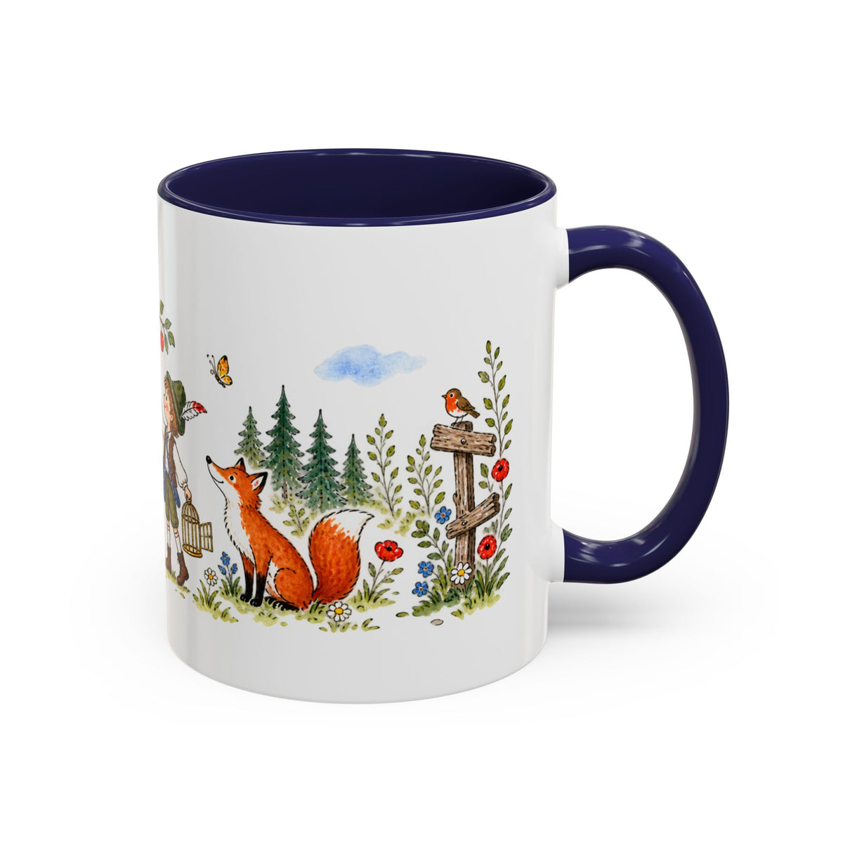 The Golden Bird Mug | Storybook Fairy Tale Accent Coffee Mug | EveryLegend