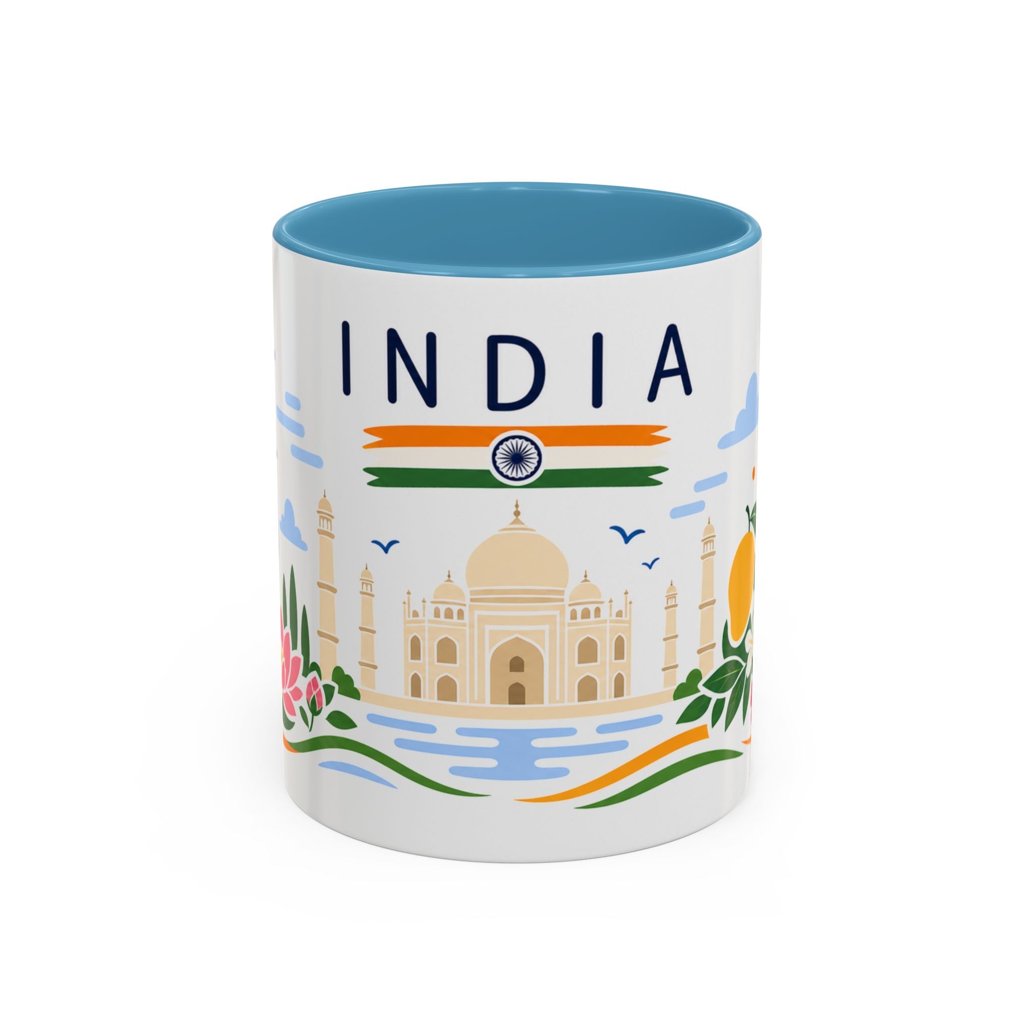 India Coffee Mug | Travel Souvenir Accent Mug | Country Gift Ceramic Cup 11oz 15oz