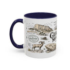 Guadalupe Mountains National Park Coffee Mug | Texas Desert Peaks Hiking Gift | Accent Color Ceramic 11oz 15oz