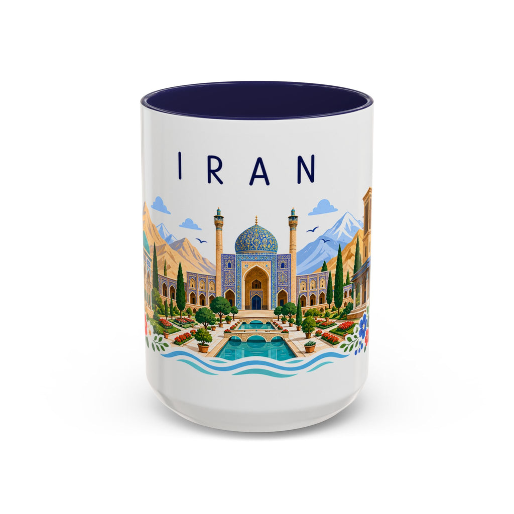 Iran Coffee Mug | Travel Souvenir Accent Mug | Place Gift Ceramic Cup 11oz 15oz