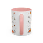 Halloween Party Mug | Ghost Black Cat Candy Watercolor Gift | Accent Cup 11oz 15oz