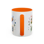 Fez Coffee Mug | Postage Stamp Collage Mug | Travel Souvenir Accent Cup 11oz 15oz