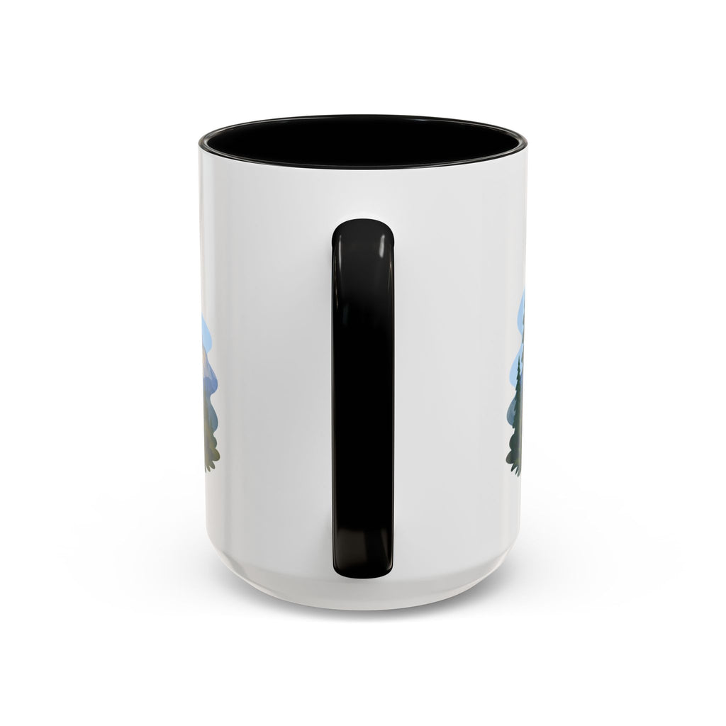 Sequoia National Park Coffee Mug | Solid Color Block Park Souvenir | 11oz 15oz Accent Mug