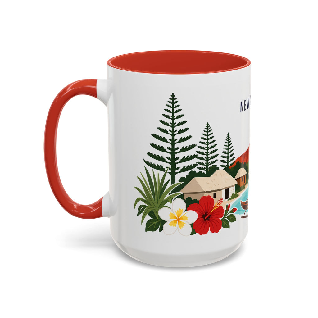 New Caledonia Coffee Mug | Travel Souvenir Accent Mug | Country Gift Ceramic Cup 11oz 15oz
