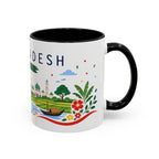 Bangladesh Coffee Mug | Travel Souvenir Accent Mug | Country Gift Ceramic Cup 11oz 15oz
