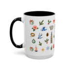 Porto Christmas Mug | Watercolor City Souvenir, Travel Gift (11oz/15oz)