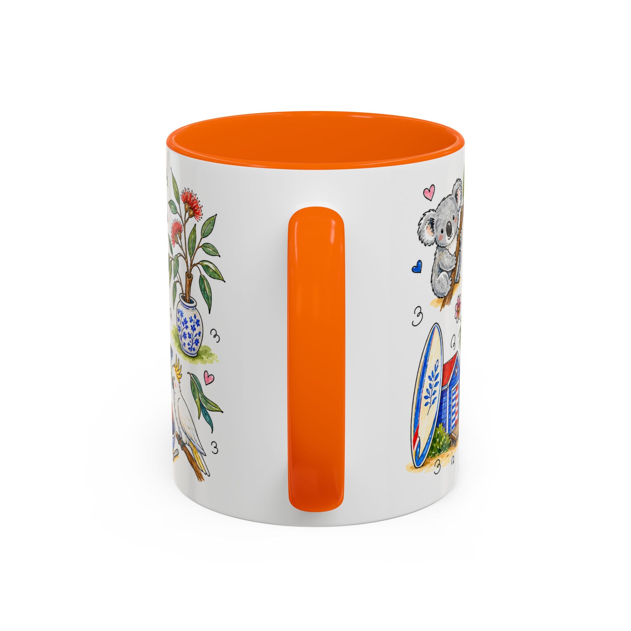 Sydney Illustrated Travel Mug | City Souvenir Accent Coffee Mug | 11oz 15oz Ceramic Cup